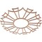 Ekena Millwork Augustus Wood Fretwork Pierced Ceiling Medallion, Cherry, 28"OD x 9 7/8"ID x 3/8"T CMWP28X28X0375AUCH - alternate 4